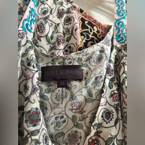 Hale Bob 3 piece outfit set pants tank top and 3/4 sleeve blouse size large - Picture 8 of 13